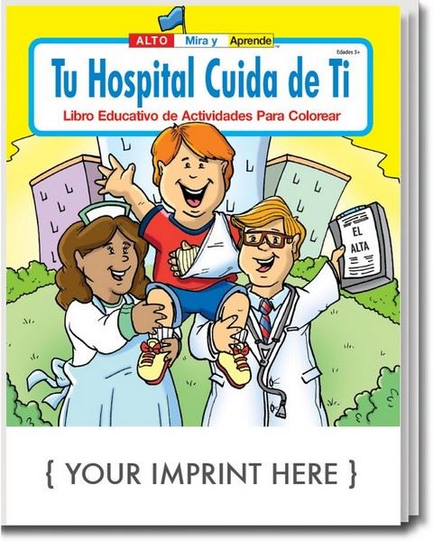 CS1435 Your Hospital Cares About You Coloring and Activity Book Spanish Version